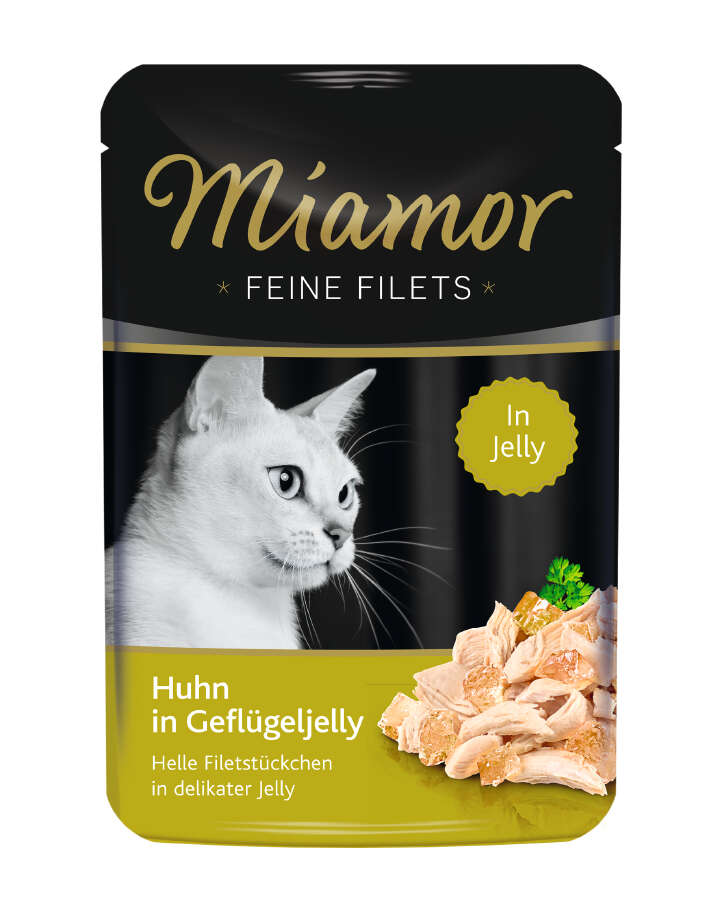 Miamor Katzen-Nassfutter Feine Filets Huhn in Geflügeljelly